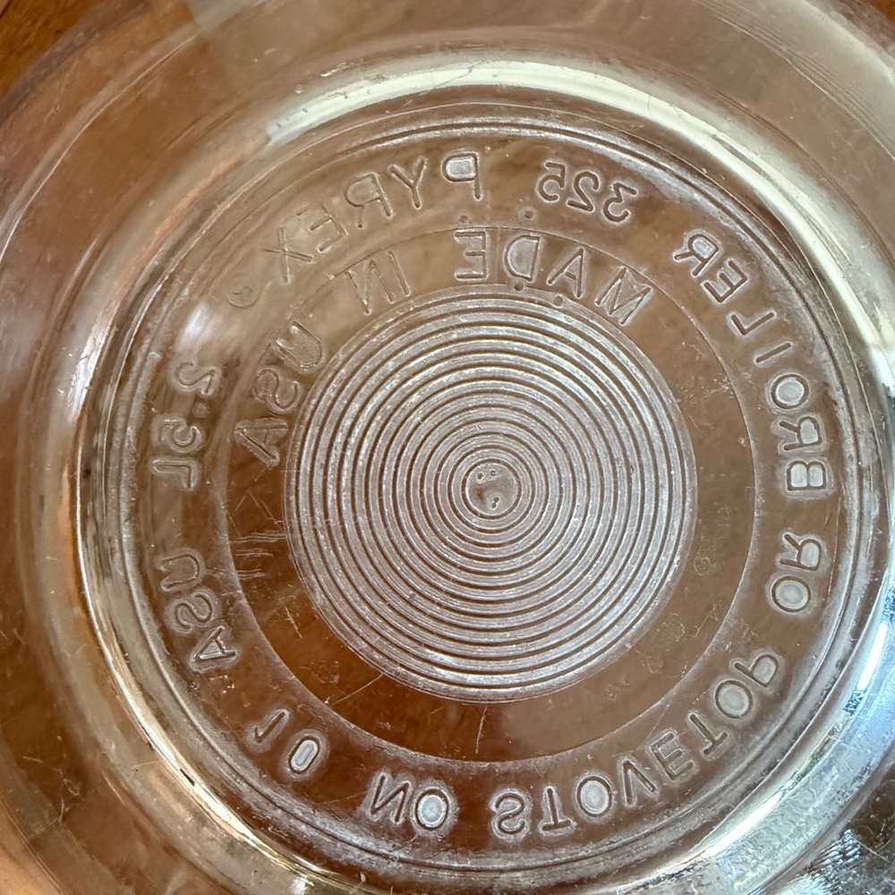 Pyrex Clear Glass Nesting Bowls Mixing Bowl Set of 3 - #325, #323, and #322 - Picture 7 of 13